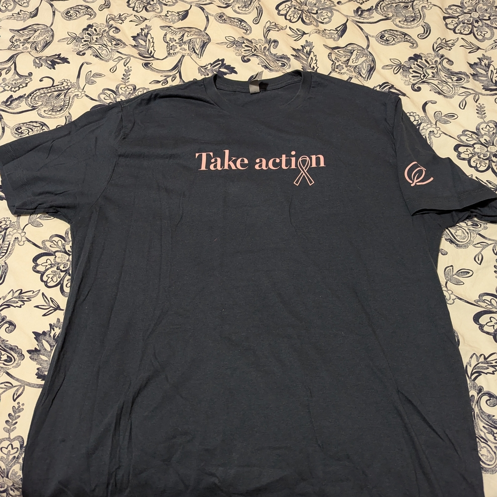 Take Action Men's Gray T-Shirt